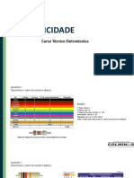 Banco de Questões de Disciplina Materia Eletricidade - Curso Técnico Eletrotécnica - Parte II