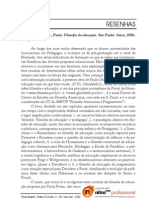 Filosofia Da Educação Resenha Encontrada