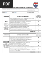 Autoevaluacion Ingles KTQ