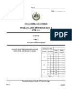 Solaf 1 Sains SPM 2011 Paper 2