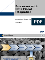 Processes With Nota Fiscal Integration: Jan-Klaas Heinsohn, Eduardo Borba Sap Ag