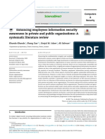 Enhancing Employees Information Security Awareness in Private and Public Organisations - A Systematic Literature Review