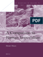 A Companion To Roman Imperialism, Ed. Dexter Hoyos (History of Warfare 81, Brill, 2012, 415pp) - LZ