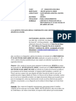 Absuelve Traslado de Providencia N°. 04-04-2018 de Daniel Fiel Santamaría Aranda.