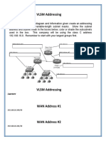 VLSM Addressing: Problem 1