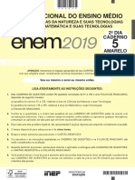 Prova Enem 2019 - Prova Amarela