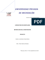 Importancia Del Metodo Científico para La Odontología