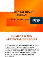 Alimentacion de Abejas