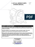 Am, Ap & Al Series Pumps Owners Manual: Safety Instructions