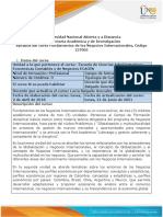 Syllabus Del Curso Fundmentos de Los Negocios Internacionales