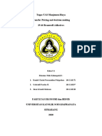 Tugas UAS Manjemen Biaya Transfer Pricing and Decision Making 19-64 Bramwell Adhesives