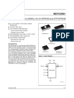 2 Mbit (256Kb X 8) UV EPROM and OTP EPROM: Description