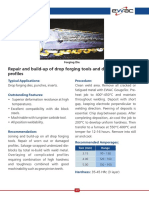 Ewac CP HFD 010: Repair and Build-Up of Drop Forging Tools and Damaged Profiles