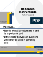 Lesson 4 - Research Instrument