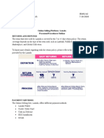 Online Selling Platform: Lazada Processes/Procedures Outline Returns and Refunds