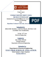 Energymeter Theft Using Microcontroller': Rajasthan Technical University, Kota, Rajasthan