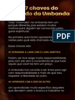 Material de Apoio - As 7 Chaves Do Chamado de Umbanda