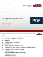 The 7 Steps of QC Problem Solving: QC Pillar Training Material