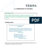 Unit 1 Module 1 Teaching Methodologies