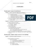 Sommaire:: Introduction ... . Première Partie: Examen de Contrôle Interne