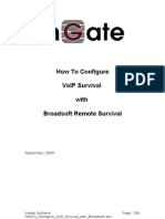 HowTo Configure VoIP Survival With Broadsoft