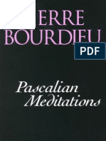 Bourdieu Pascalian Meditations