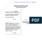 Navy Seal Fort Worth Doc 415 21-Cv-01236-O Document 16 Motion in Support Filed 11-24-21