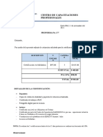 Proforma Certificacion Soldadura