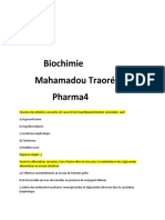 Biochimie TD