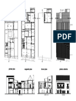 Planos-Corte y Fachada-Predio Cartagena-Modelo