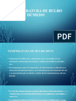 Temperatura de Bulbo Seco y Húmedo