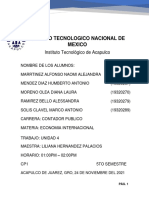 Unidad 4 Globalizacion Economica