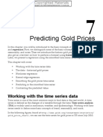 Predicting Gold Prices: Working With The Time Series Data