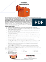 Universal Jaw Crushers: Standard Design Features