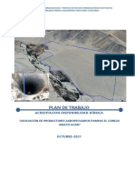 Plan de Trabajo Estudio Hidrogeologico