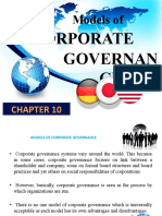 Corporate Governan CE: Models of