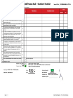 Layered Process Audit: Shutdown Checklist: in The Right Column