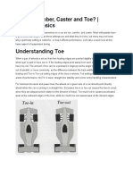 Camber Caster Toe 7 Pages