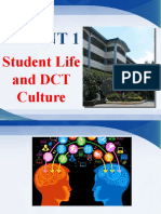 Orient 1: Student Life and DCT Culture