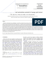 Bioactive Compounds and Antioxidant Potential of Mango Peel Extract