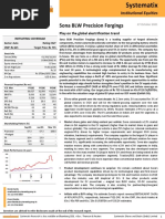 Systematix Sona BLW Initiates Coverage