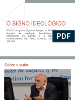 O Signo Ideológico