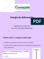 Aula 08 - Energia de Deformação