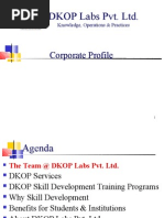 DKOP Labs Pvt. LTD.: Corporate Profile