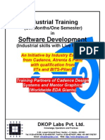 Industrial Training in Software - 2011