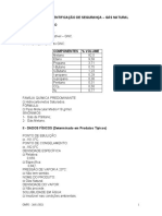 Ficha Técnica e Segurança GASNATURAL 1