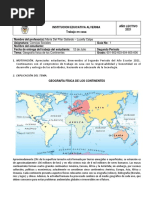 6 - Guia 1 Ii Periodo Sociales Sextos Geografía Física de Los Continentes