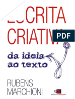 Resumo Escrita Criativa Da Ideia Ao Texto Rubens Marchioni