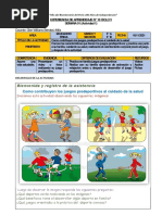 Bienvenida y Registro de La Asistencia: Como Contribuyen Los Juegos Predeportivos Al Cuidado de La Salud