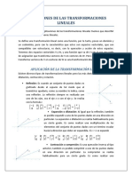 Aplicaciones de Las Transformaciones Lineales